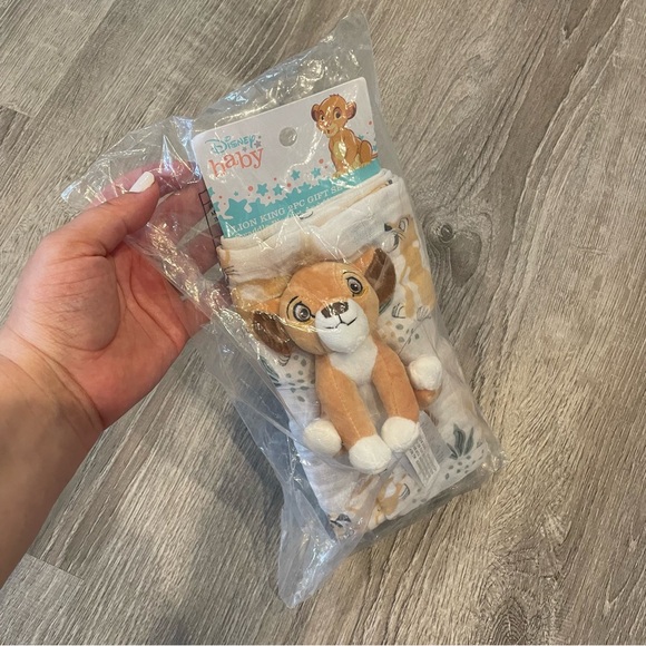 BRAND NEW NWT Lambs & Ivy Baby Lion King Simba Swaddle and Plush Set - Picture 2 of 2